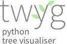 twyg – Generative tree visualiser for Python